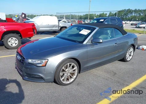 2013 Audi A5 2.0T Premium z USA, uszkodzony, nr VIN WAULFAFH5DN009944